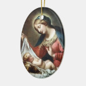 Dolci Madonna, Italië Keramisch Ornament (Links)