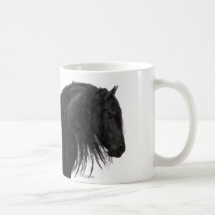 Dolci Vita Friesian Stallion Koffiemok