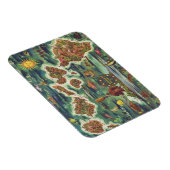 Dole 1950 Kaart van Hawaï Joseph Feher Olieverf Magneet (Rechterzijde)