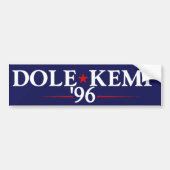  Dole Kemp 1996 Bob Dole 96 Bumpersticker (Voorkant)