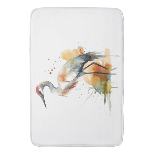 dolende kraan badmat (Voorkant Verticaal)