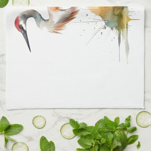 dolende kraan theedoek (Gevouwen)