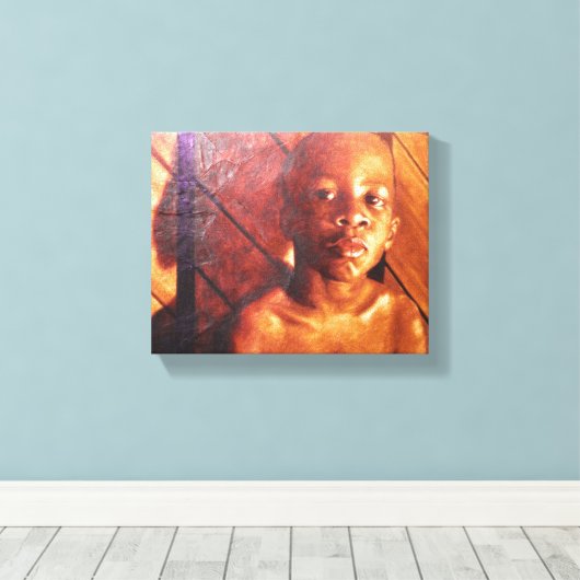 Dolezal Art: "Erkenning" op canvas (Insitu (Houten vloer))