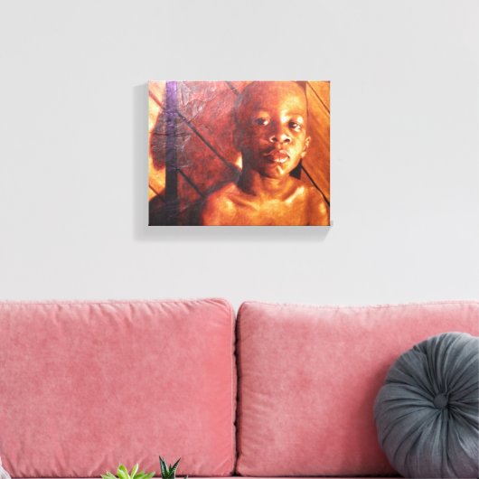 Dolezal Art: "Erkenning" op canvas (Insitu (Woonkamer))