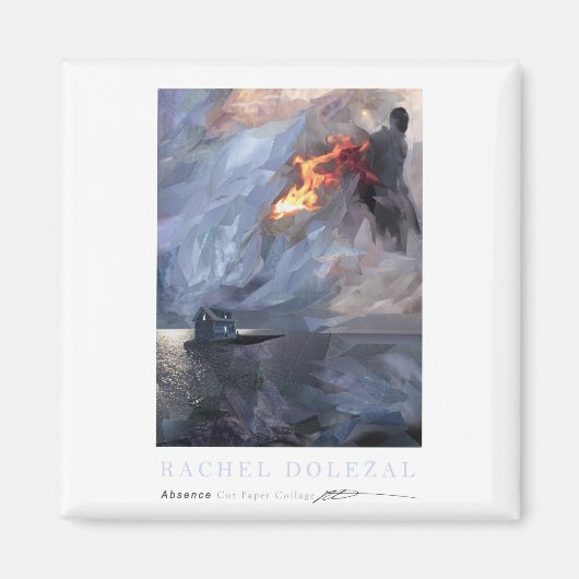 Dolezal Art Producten: Afwezigheid Magneet (Voorkant)