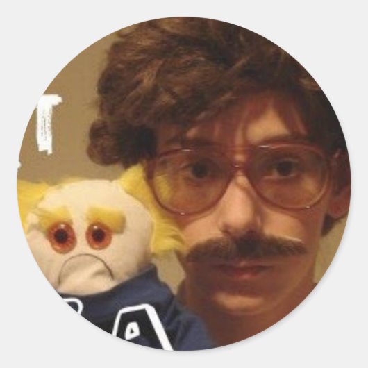 Dolf & Albert Africa CLOSE Ronde Sticker (Voorkant)