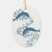 Dolfensornament Keramisch Ornament (Achterkant)