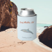 Dolfijn aangepaste bruiloft blikjeskoeler