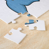 Dolfijn als astronaut met kostuum legpuzzel (Zijkant)