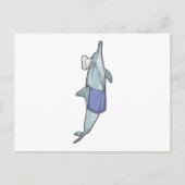 Dolfijn als kok met kookmuts briefkaart (Voorkant)