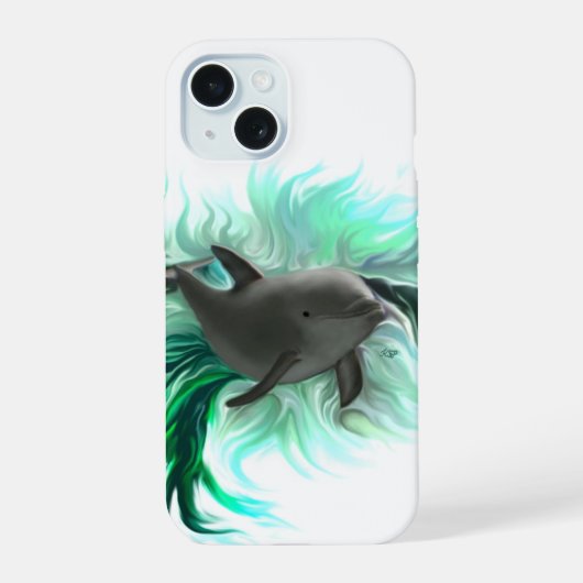 Dolfijn Baby iPhone 15 Case (Achterkant)