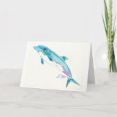 Dolfijn bedankkaart (Voorkant)