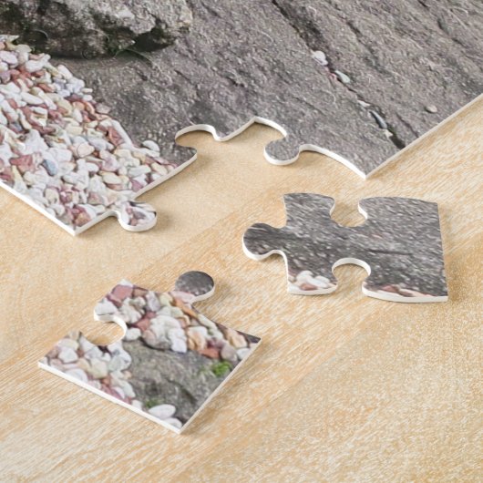 Dolfijn, beeld, park, planten, bloemen, natuur legpuzzel (Zijkant)