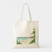 Dolfijn bij de zee tote bag (Achterkant)