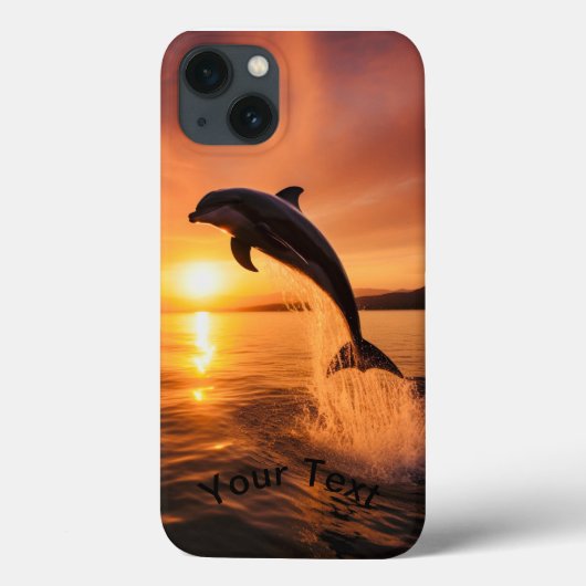 Dolfijn bij Golden Sunset Case-Mate iPhone Case (Achterkant)
