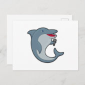 Dolfijn bij Zingen met Microfoon Briefkaart (Voorkant / Achterkant)
