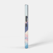 Dolfijn boven pastelgolven Samsung Hoesje Samsung Galaxy Hoesje (Rechterkant)