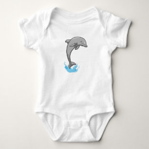 Dolfijn boven water romper