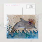 Dolfijn Briefkaart (Voorkant / Achterkant)