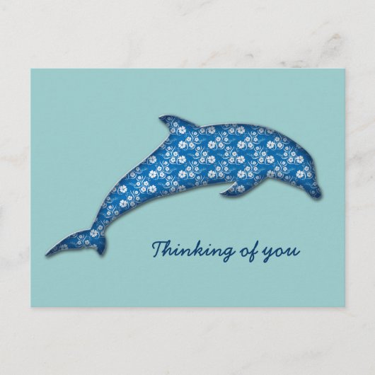 dolfijn briefkaart (Voorkant)