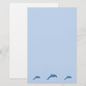 dolfijn briefpapier (Voorkant / Achterkant)