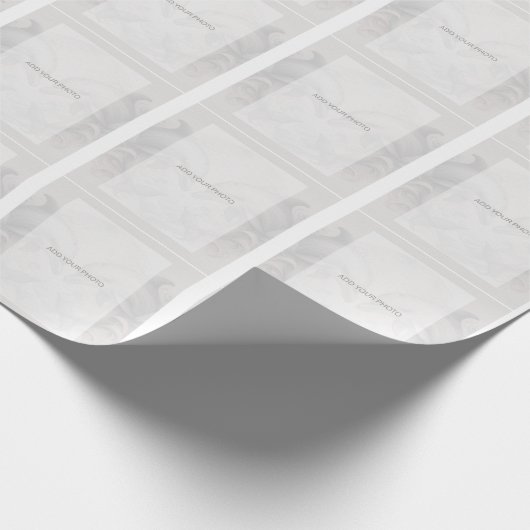 Dolfijn bruiloft foto cadeaupapier (Hoek)