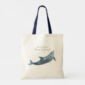 Dolfijn Bruiloft Welkomsttassen Tote Bag (Achterkant)