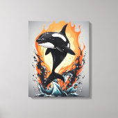 dolfijn canvas afdruk (Voorkant)