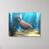 Dolfijn Canvas Afdruk (Voorkant)