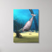 Dolfijn Canvas Afdruk (Voorkant)