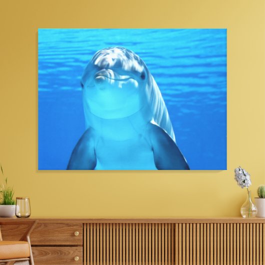 dolfijn canvas afdruk (Insitu (Woonkamer))