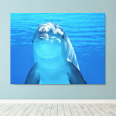 dolfijn canvas afdruk (Insitu (Houten vloer))