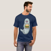 Dolfijn Cheeseburger T-shirt (Voorkant volledig)
