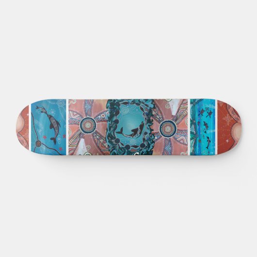 Dolfijn Corroboree Skateboard (Horizontaal)