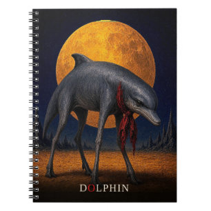Dolfijn Cravat gotische Surrealist Notitieboek