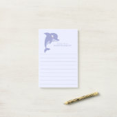 Dolfijn Cute Kid's Post-it® Notes (Op bureau)