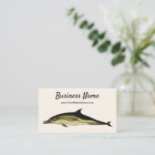 Dolfijn Delphinus Delphis, zeezoogdieren Visitekaartje (Staand voorkant)