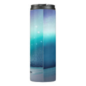 Dolfijn die in de oceaan springt thermosbeker (Achterkant)