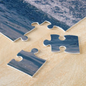 Dolfijn die uit het water staat legpuzzel (Zijkant)