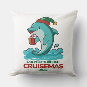 Dolfijn door Cruisemas 2025 Kussen