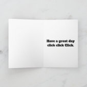 Dolfijn Dragen Verjaardag pet met taart Verjaardag Kaart (Binnen)