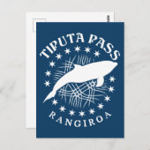 Dolfijn duiken Rangiroa Lagoon - Tiputa Pass Briefkaart (Voorkant / Achterkant)