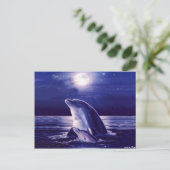 Dolfijn en Baby Briefkaart (Staand voorkant)