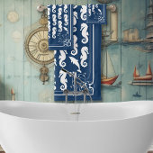 Dolfijn- en Seahorse-monogram Bad Handdoek