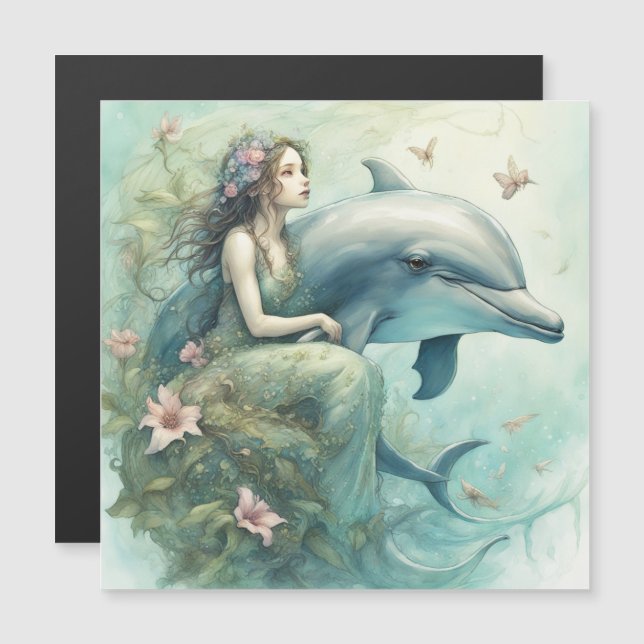 Dolfijn Fantasie 2 (Voorkant / Achterkant)