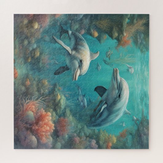 Dolfijn Fantasie 7 Legpuzzel (Horizontaal)