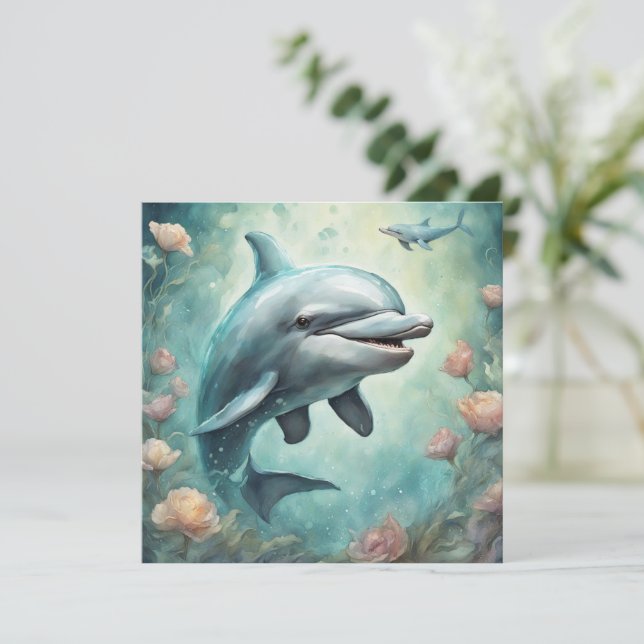 Dolfijn Fantasie 8 (Staand voorkant)