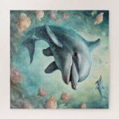 Dolfijn Fantasie 8 Legpuzzel (Horizontaal)