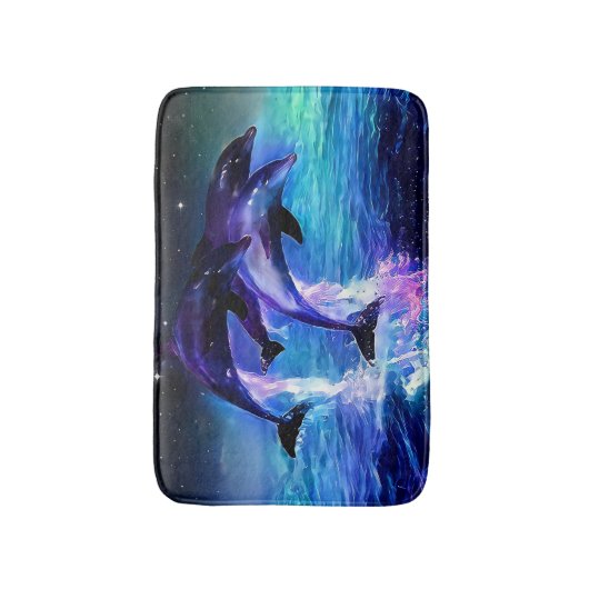 Dolfijn Fantasie Meditatie of Badmat (Voorkant Verticaal)