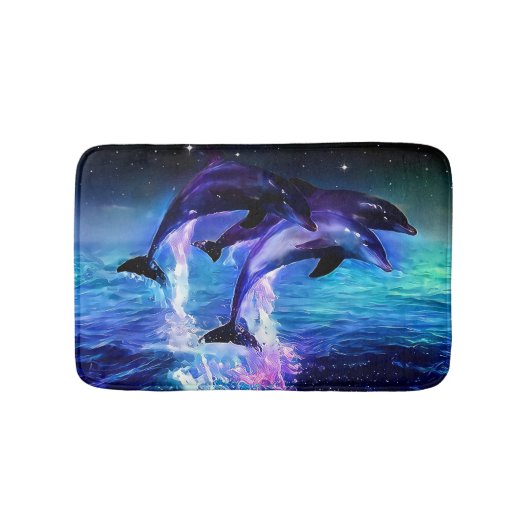 Dolfijn Fantasie Meditatie of Badmat (Voorkant)